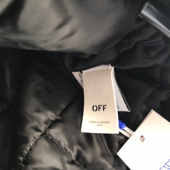 Authentic New Season Off-White Baseball Over varsity jacket - Picture 12 of 16